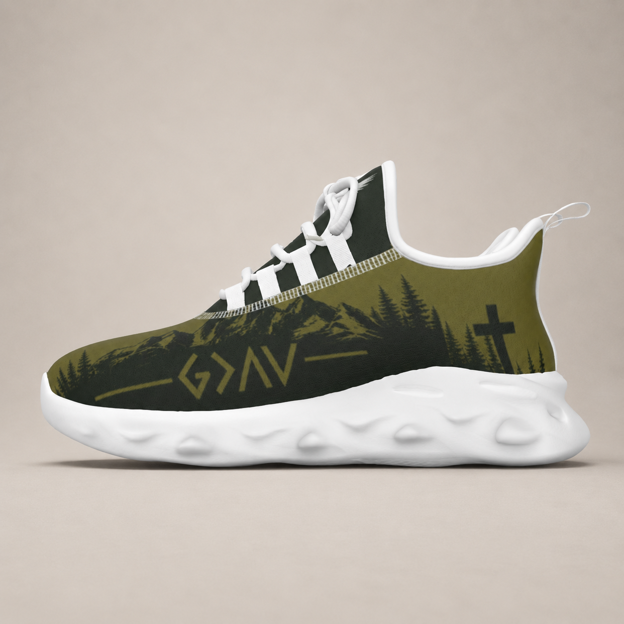 Faith Mountain Cross - Men's Light Sports Shoes