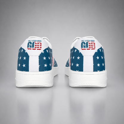 Christian Patriotic One Nation Under God 1776–2026 Men's Air Force Shoes