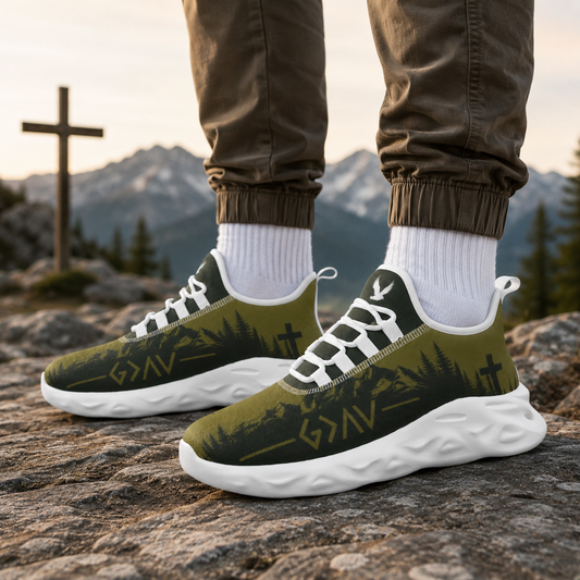 Faith Mountain Cross - Men's Light Sports Shoes