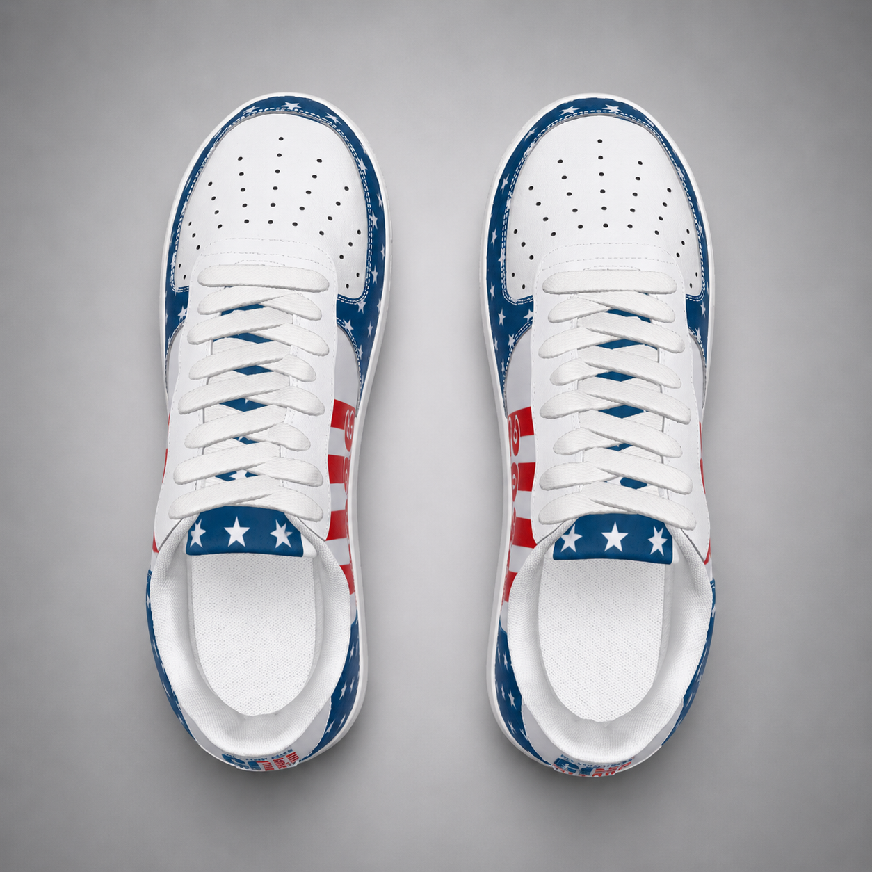 Christian Patriotic One Nation Under God 1776–2026 Men's Air Force Shoes