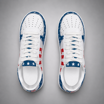 Christian Patriotic One Nation Under God 1776–2026 Men's Air Force Shoes