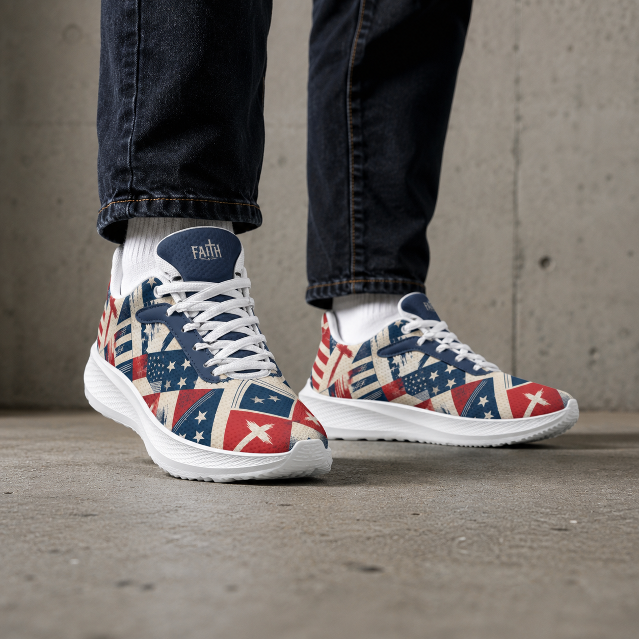 Faith Freedom - Men's Road Running Shoes