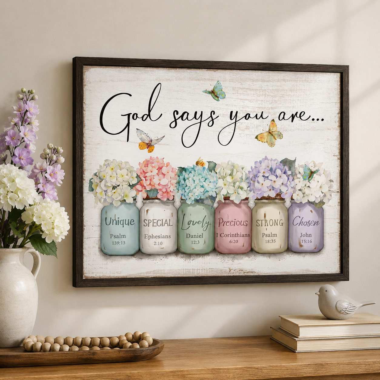 God Says You Are Wall Art
