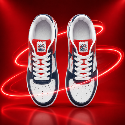 God Bless America Patriotic Men's Air Force Shoes