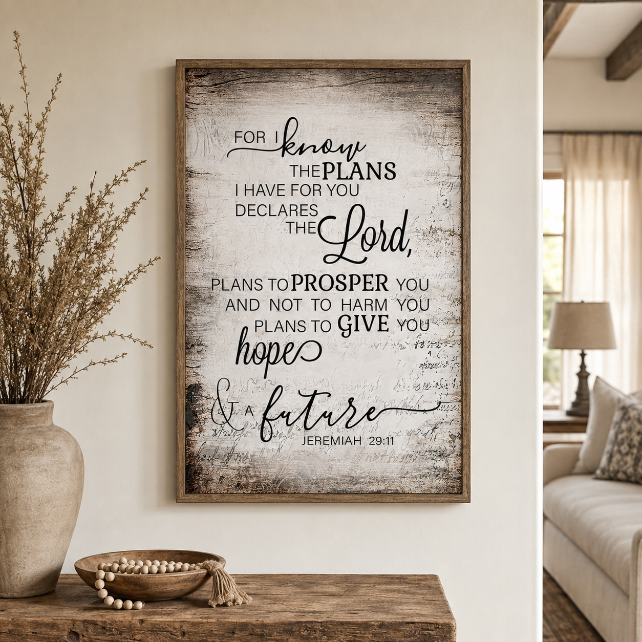 Jeremiah 29:11 Wall Art