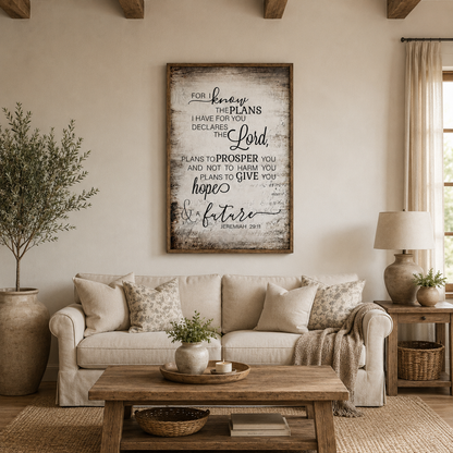 Jeremiah 29:11 Wall Art