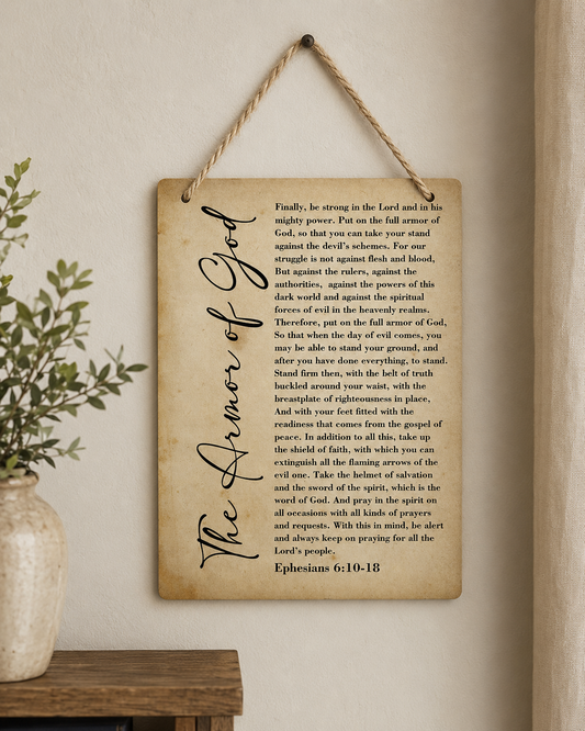 The Armor of God Wall Decor