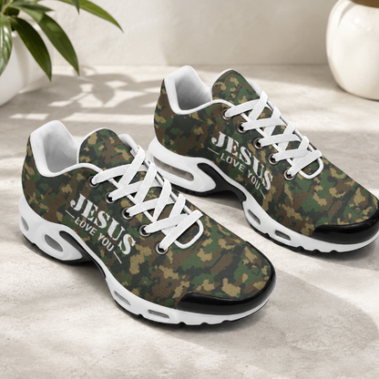 Jesus Love You Camo - Men's Air Cushion Sports Shoes