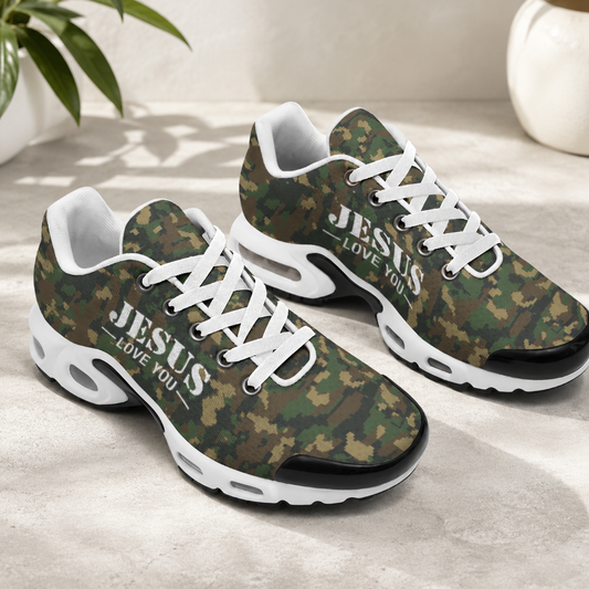 Jesus Love You Camo - Men's Air Cushion Sports Shoes