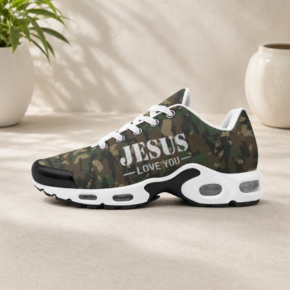 Jesus Love You Camo - Men's Air Cushion Sports Shoes