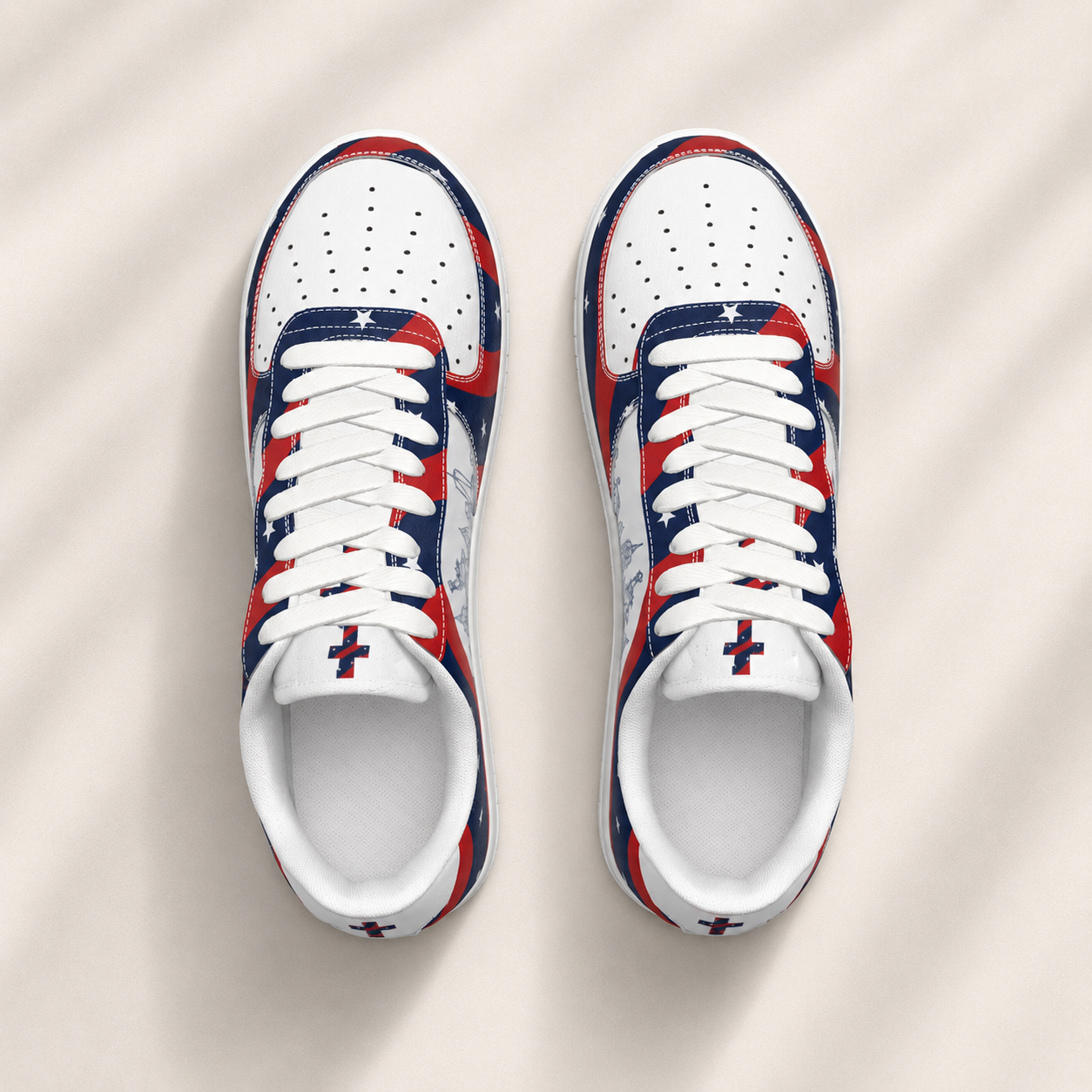 Christian Patriotic Liberty Skyline Men's Air Force Shoes