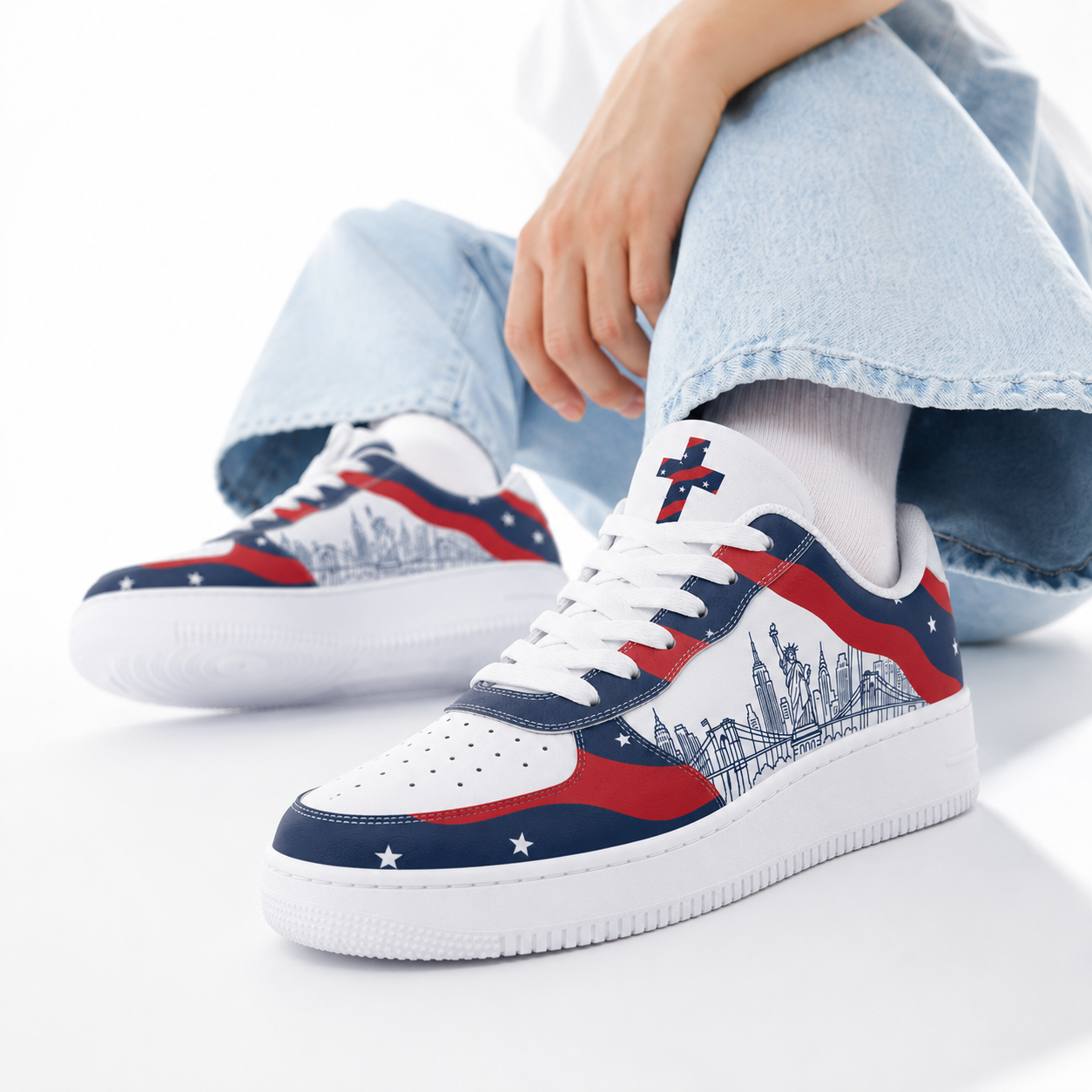 Christian Patriotic Liberty Skyline Men's Air Force Shoes