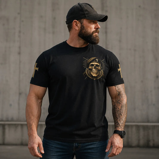 The Devil Whispered I Am the Storm Christian Veteran T-Shirt