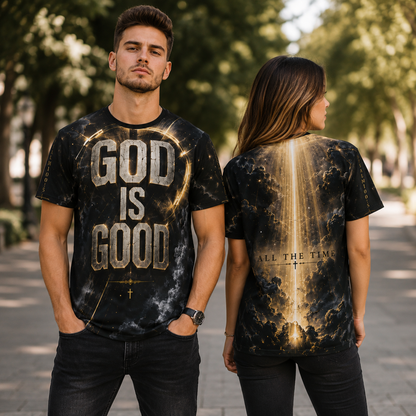 God Is Good All The Time Christian Mesh T-Shirt