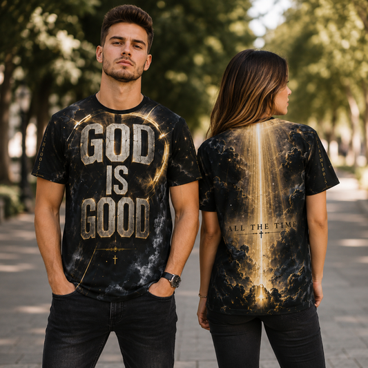 God Is Good All The Time Christian Mesh T-Shirt