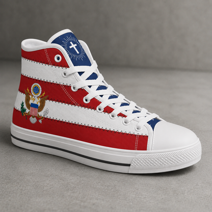 Faith & Liberty Eagle Shoes - Men's Canvas Shoes
