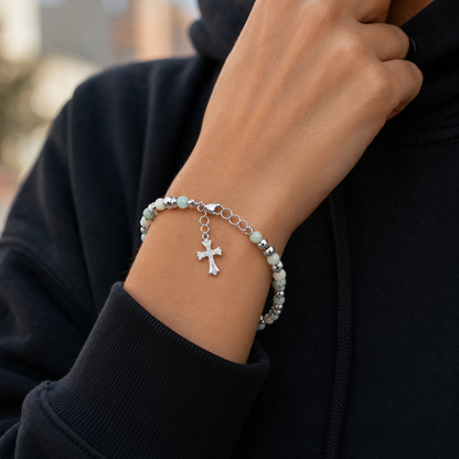 Baptism Cross Bracelet for Girls