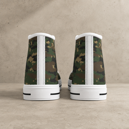 Jesus Love You Camo - Men's Canvas Shoes