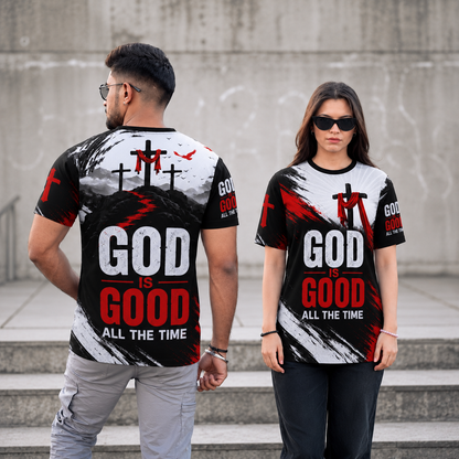 God Is Good All The Time Christian Mesh T-Shirt