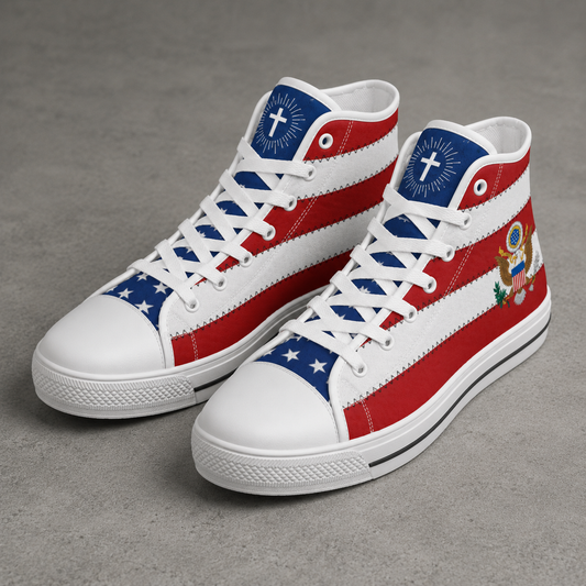 Faith & Liberty Eagle Shoes - Men's Canvas Shoes