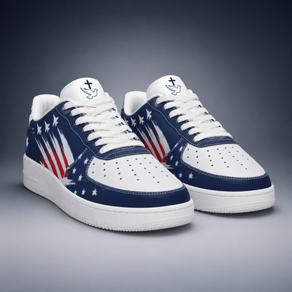 250 Patriotic Dove Cross Low Top Men's Air Force Shoes