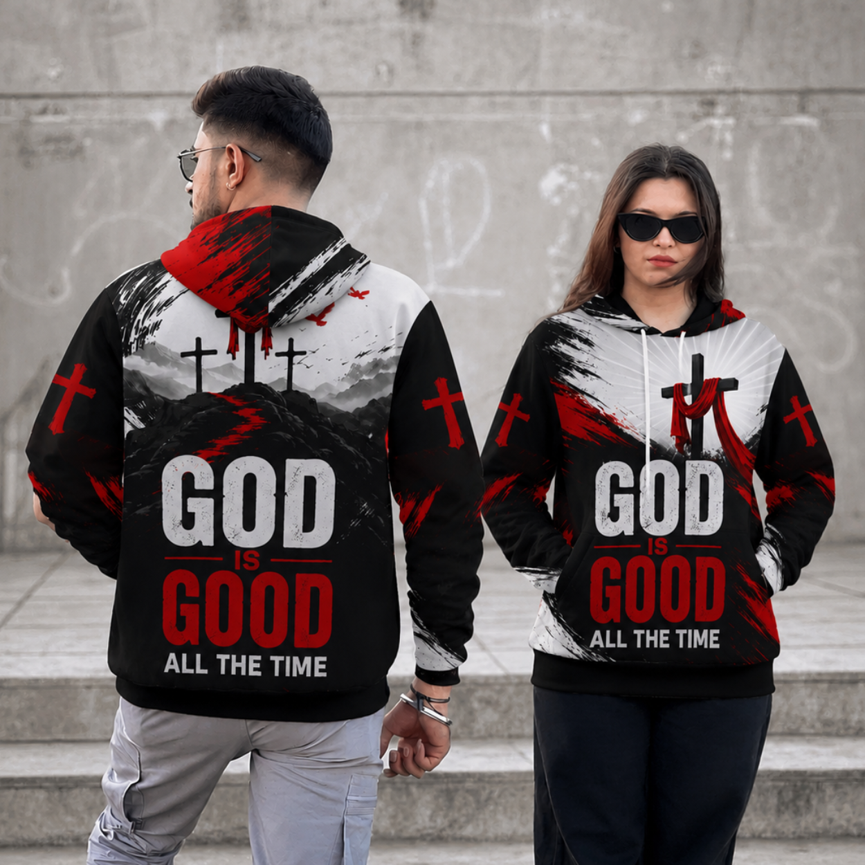 God Is Good All The Time Christian Hoodie