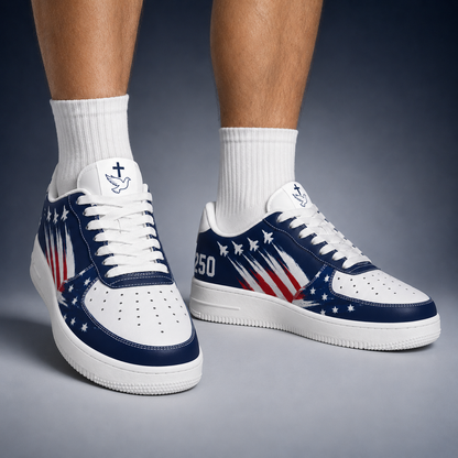250 Patriotic Dove Cross Low Top Men's Air Force Shoes