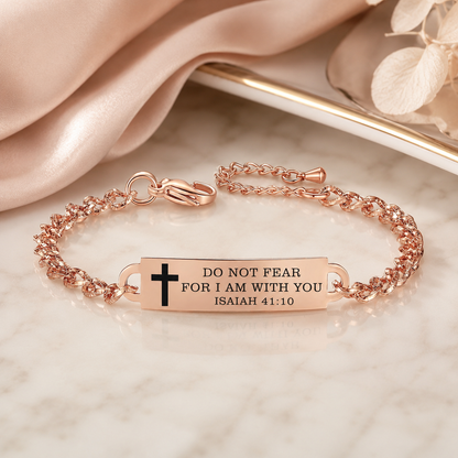 Do Not Fear Bible Verse Bracelet for Women