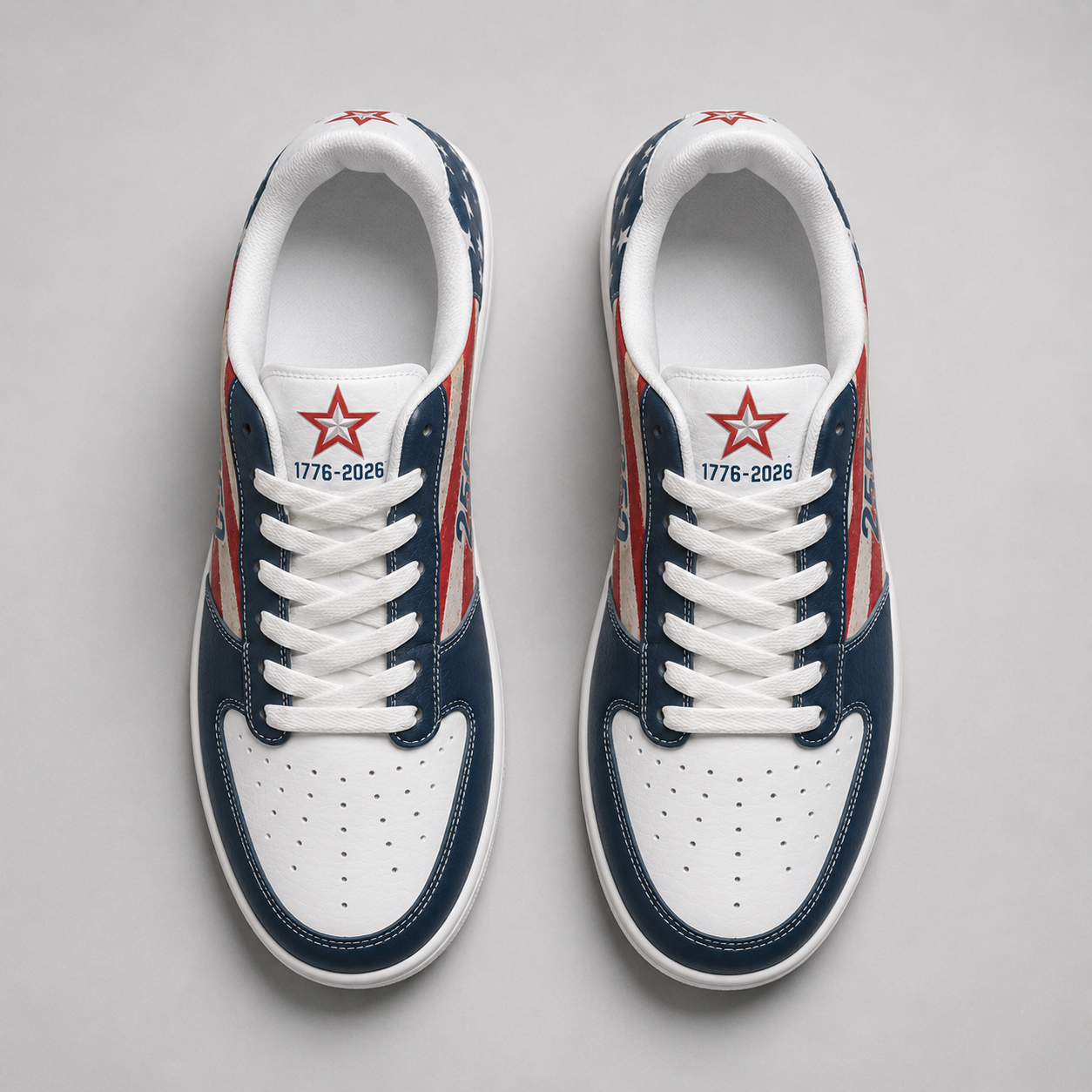 Christian Patriotic 250th Anniversary Men's Air Force Shoes