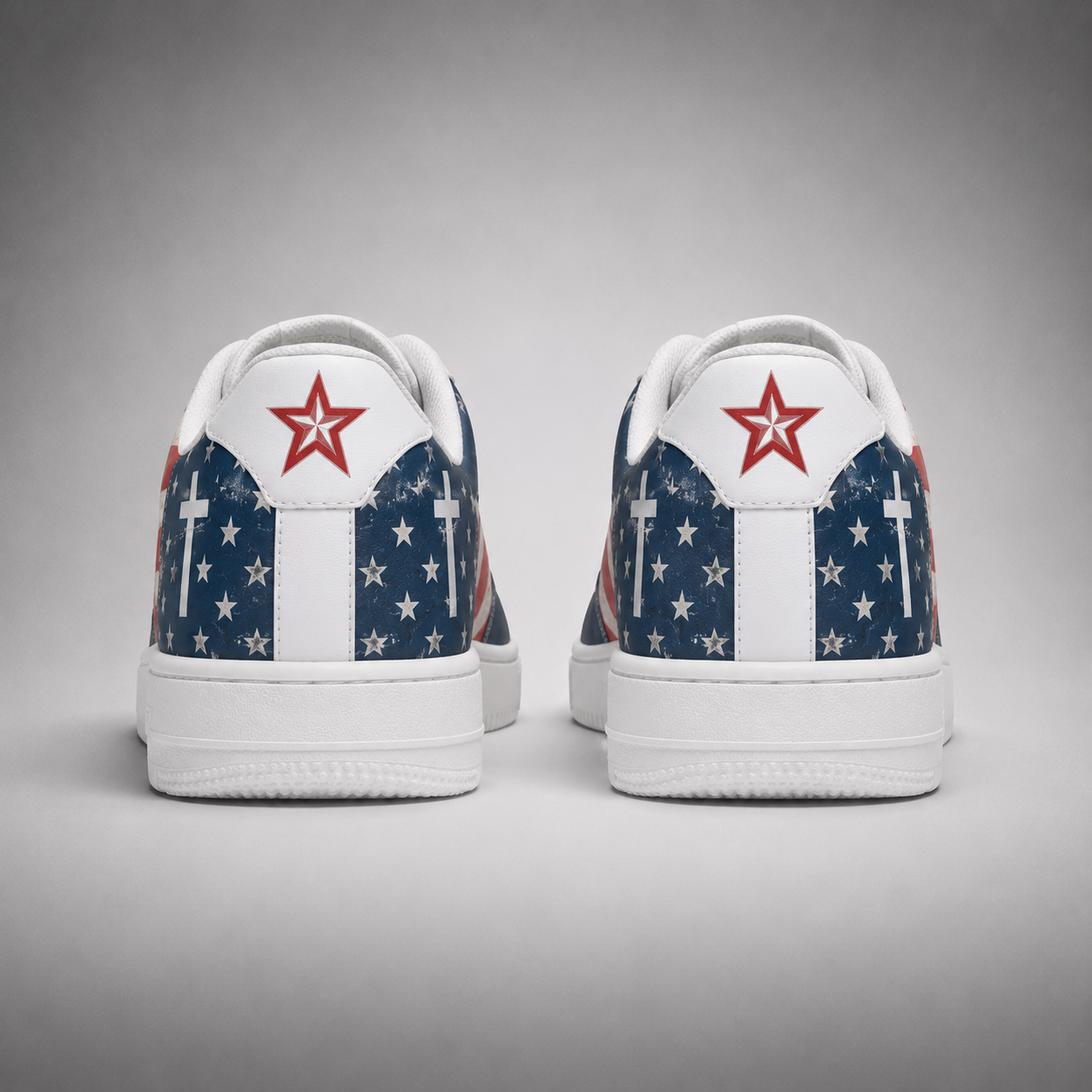 Christian Patriotic 250th Anniversary Men's Air Force Shoes