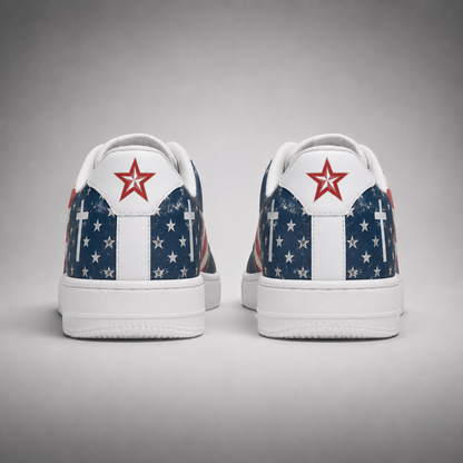 Christian Patriotic 250th Anniversary Men's Air Force Shoes