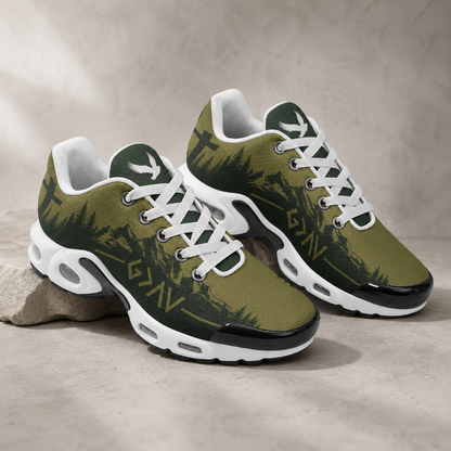 Faith Mountain Cross - Men's Air Cushion Sports Shoes