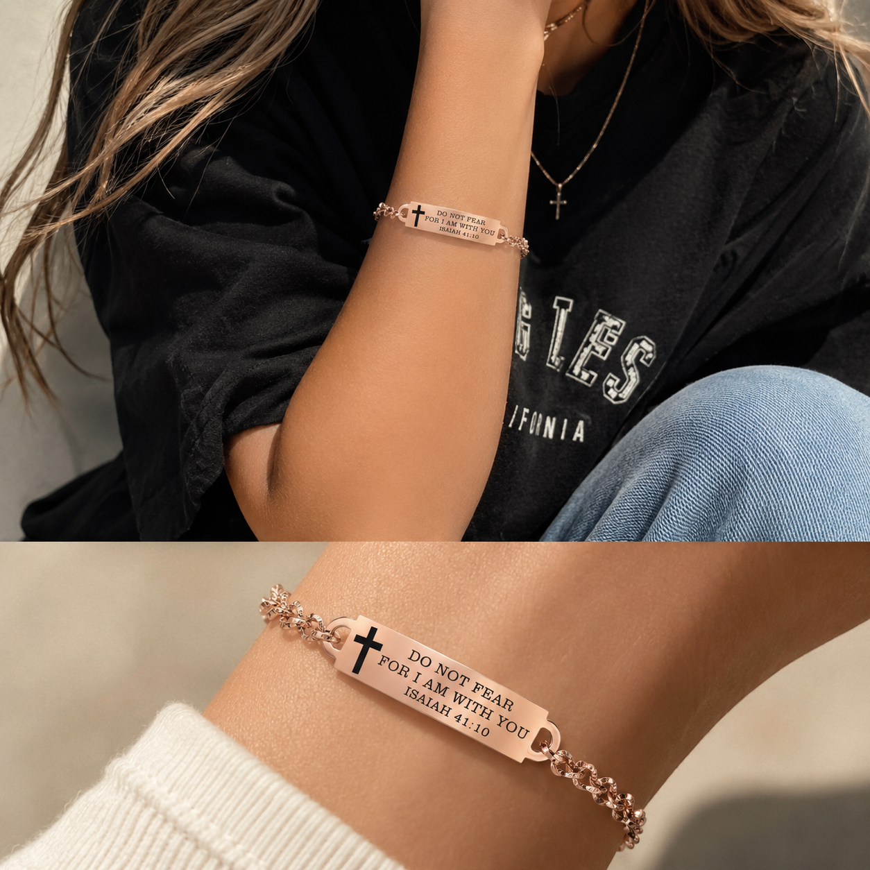 Do Not Fear Bible Verse Bracelet for Women