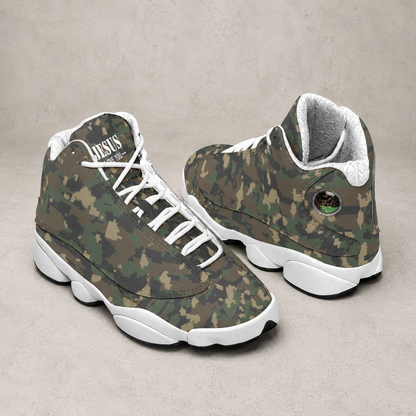 Jesus Love You Camo - Men's Curved Basketball Shoes With Thick Soles