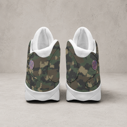 Jesus Love You Camo - Men's Curved Basketball Shoes With Thick Soles