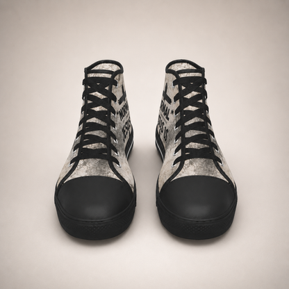 Christian Normal Isn’t Coming Back Jesus Is Men's Black Sole Canvas Shoes