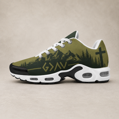 Faith Mountain Cross - Men's Air Cushion Sports Shoes