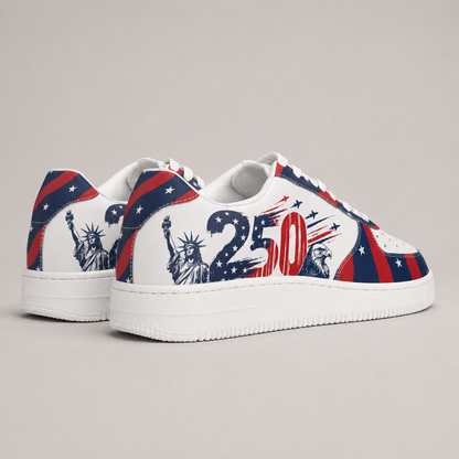 Christian Patriotic America 250 Liberty Eagle Men's Air Force Shoes