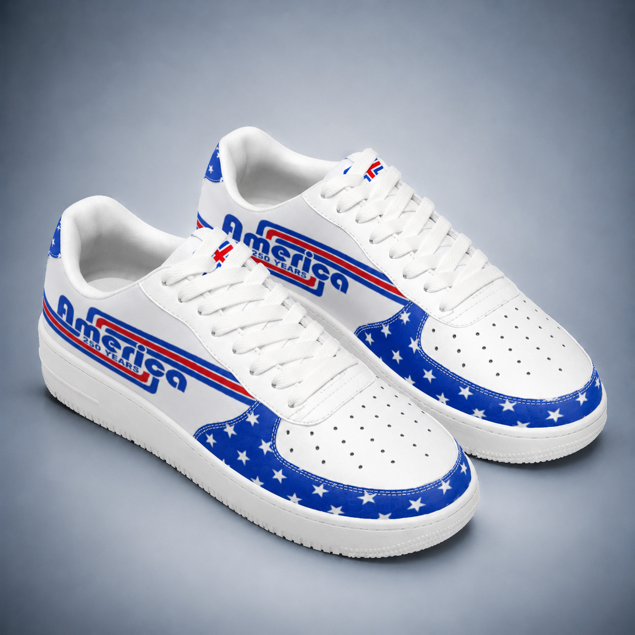 Christian Patriotic America 250 Years Men's Air Force Shoes