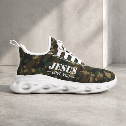 Jesus Love You Camo - Men's Light Sports Shoes