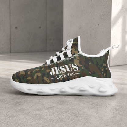 Jesus Love You Camo - Men's Light Sports Shoes