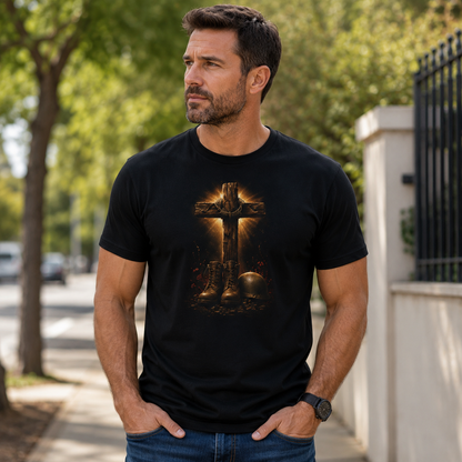I Served My Country I Trust My Savior Christian Veteran T-Shirt