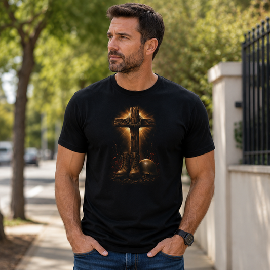 I Served My Country I Trust My Savior Christian Veteran T-Shirt
