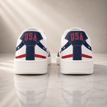 Christian Patriotic God Shed His Grace Men's Air Force Shoes