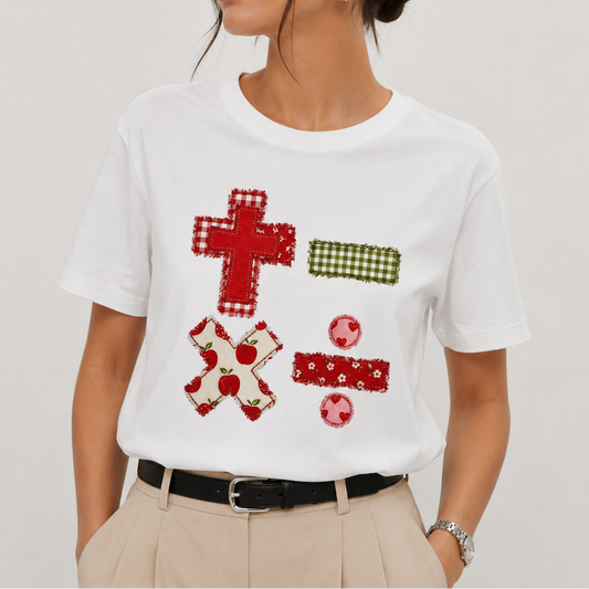 Christian Teacher Math Shirt