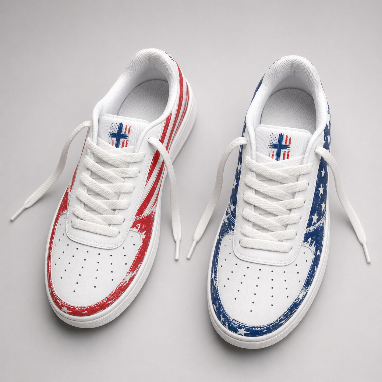 Christian Patriotic Jesus Saves Men's Air Force Shoes