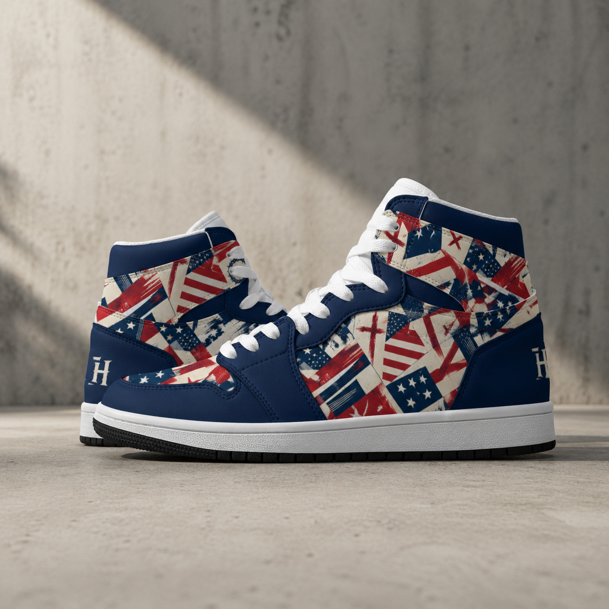 Faith Freedom - Men's Synthetic Leather Stitching Shoes
