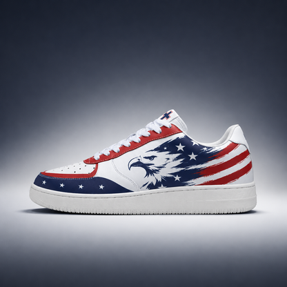 Christian Patriotic American Eagle Men's Air Force Shoes