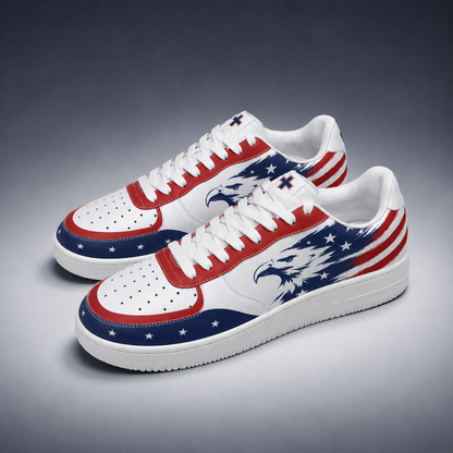 Christian Patriotic American Eagle Men's Air Force Shoes