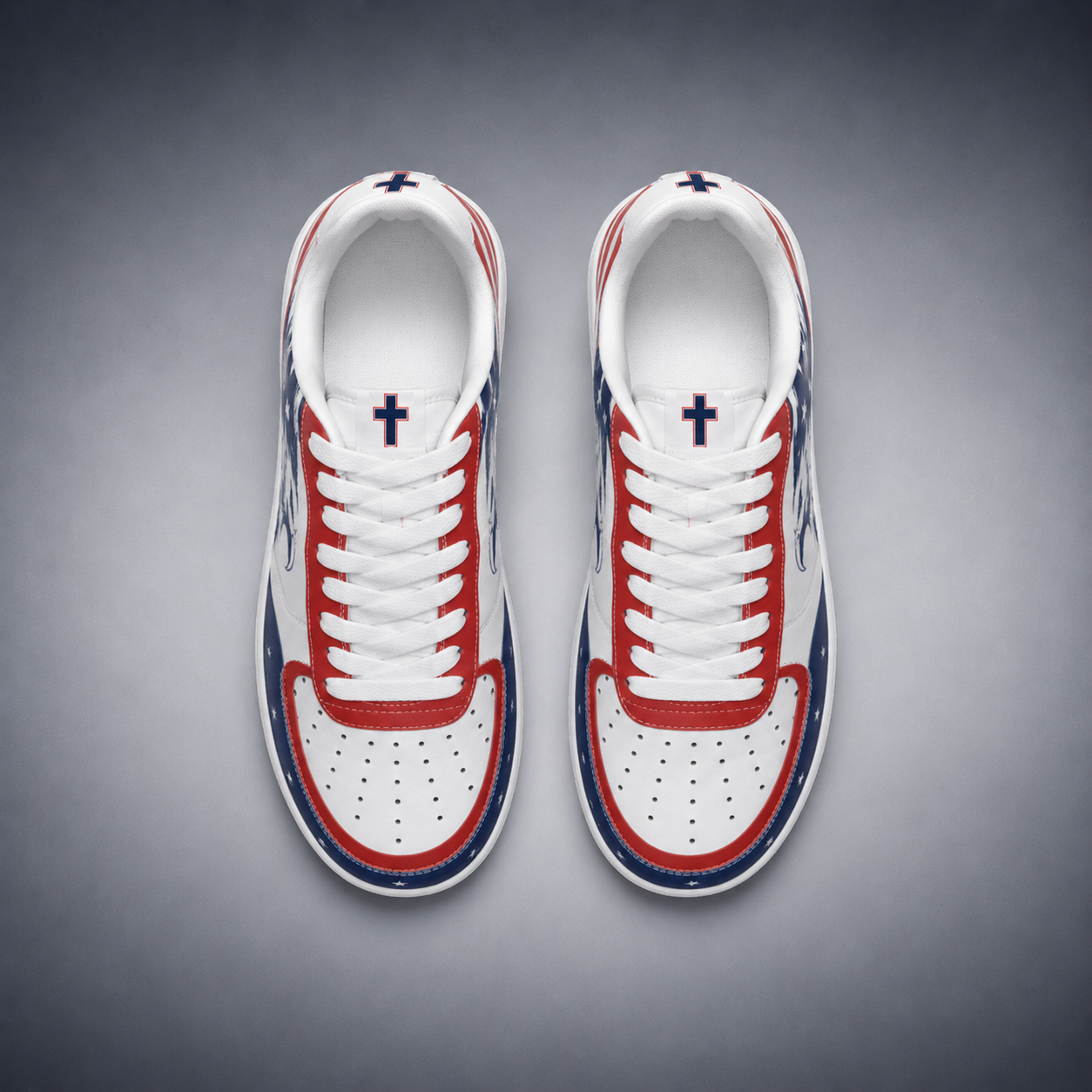 Christian Patriotic American Eagle Men's Air Force Shoes